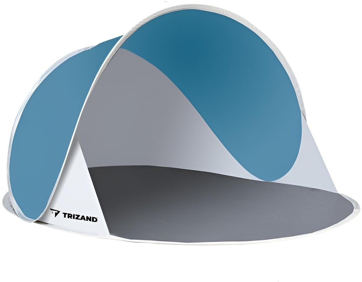 Trizand 10179 Samorozkládací stan plážový 145 × 70 × 100 cm modrošedý