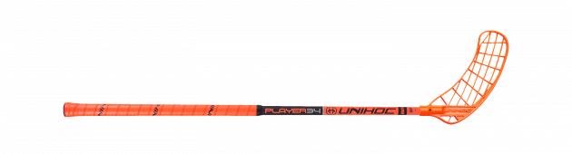 Unihoc Player 34 neon orange/black 87cm R-19
