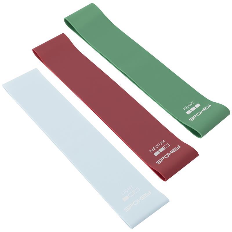 Spokey Flex Set Sada 3 posilovacích mini gum