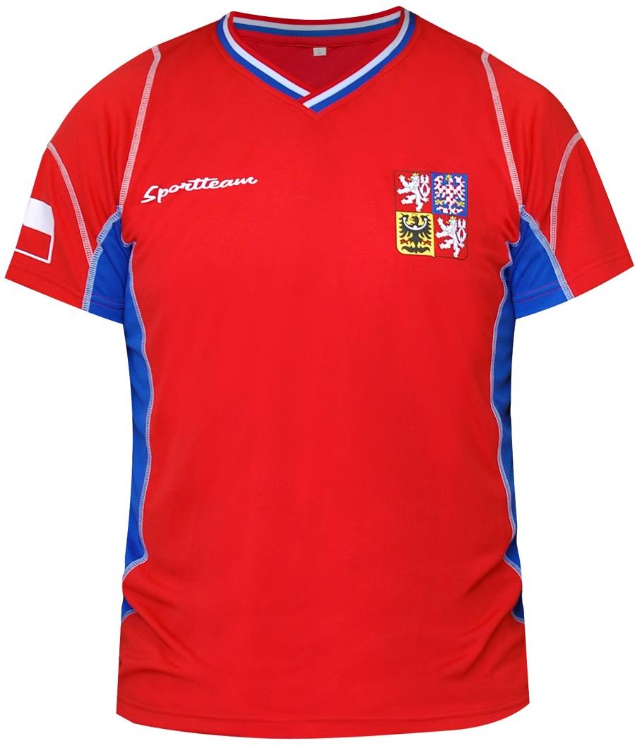 SPORTTEAM® Fotbalový dres Česká Republika 1, chlapecký, vel. 110/116
