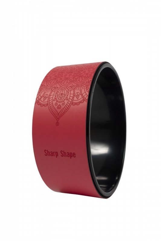 Sharp Shape yoga wheel Mandala red
