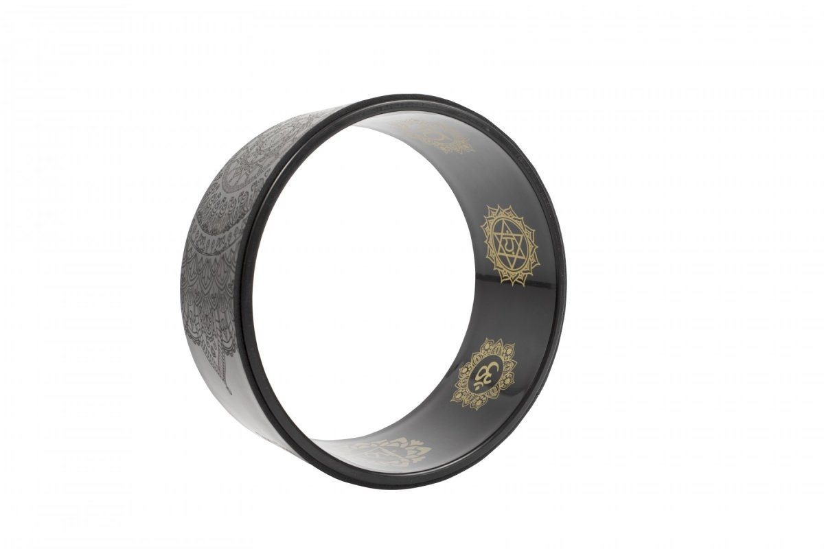 Sharp Shape yoga wheel Mantra black
