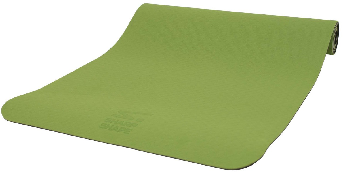 Sharp Shape Dual TPE yoga mat green