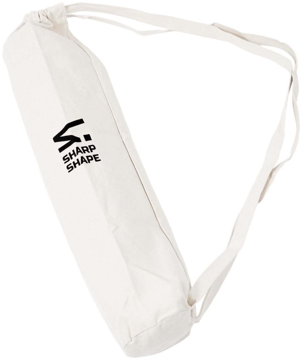 Sharp Shape Canvas Yoga bag white