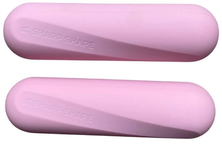 Sharp Shape Silikonové činky růžové 2 × 1kg