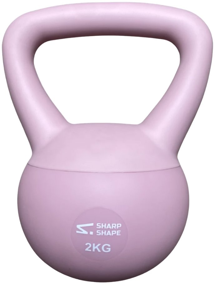 Sharp Shape Soft kettlebell 2 kg růžový