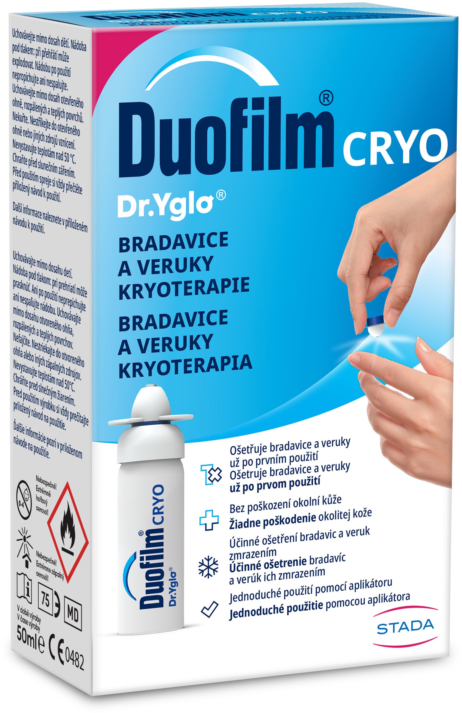 Duofilm Cryo sprej na odstranění bradavic 50 ml