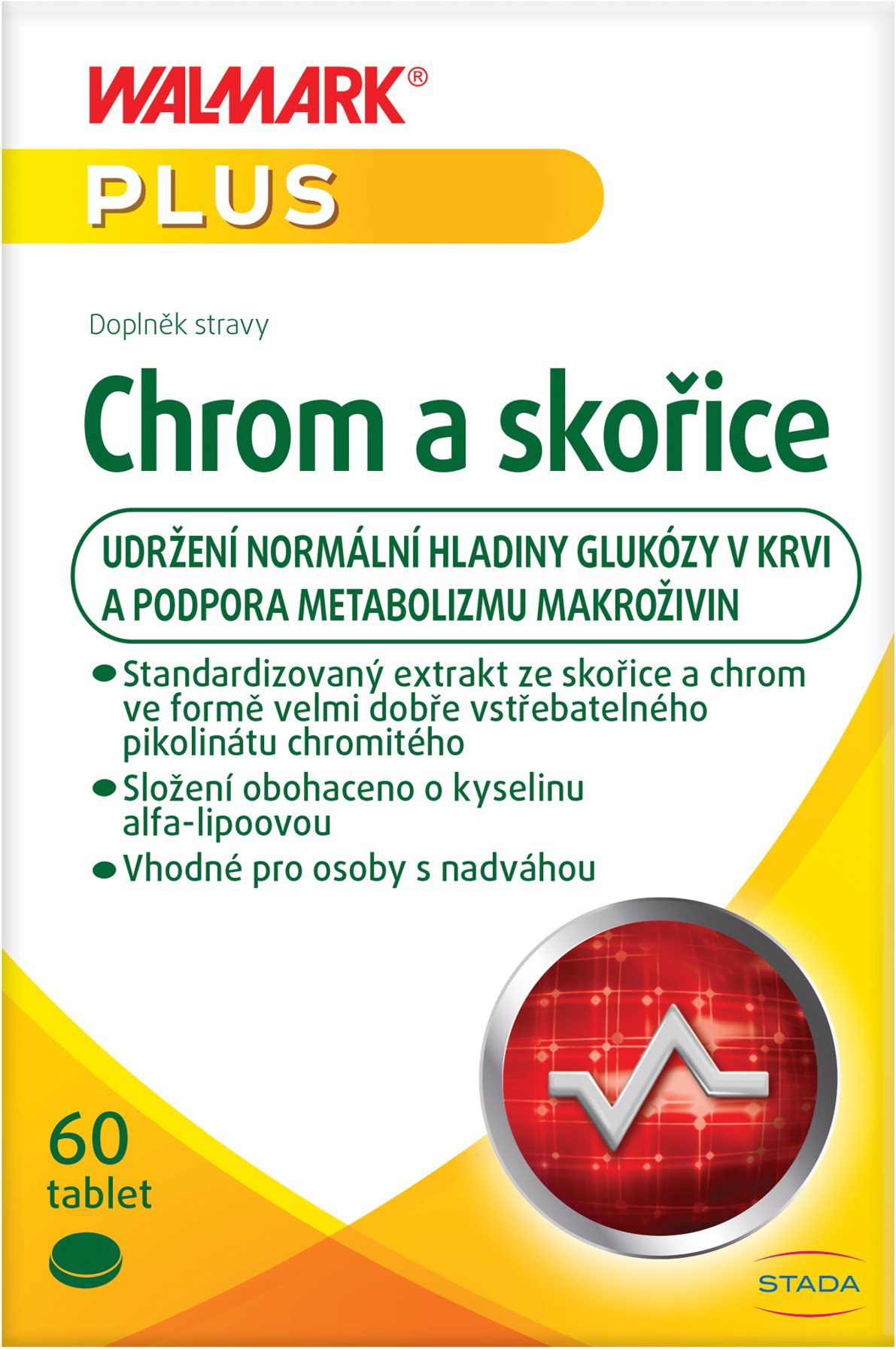 Walmark Chrom a skořice 60 tablet