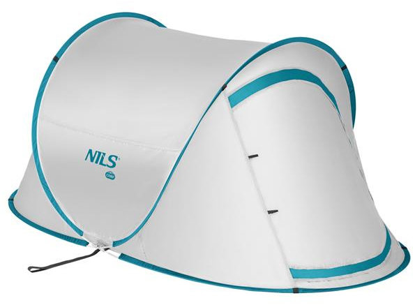 NILS Camp NC3743 Samorozkládací plážový stan šedý