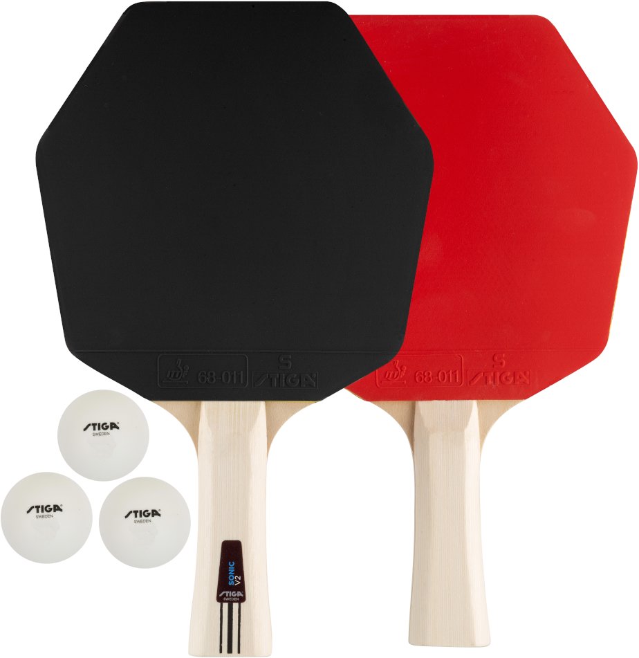 Stiga SET SONIC V2 Set na stolní tenis, černá, velikost