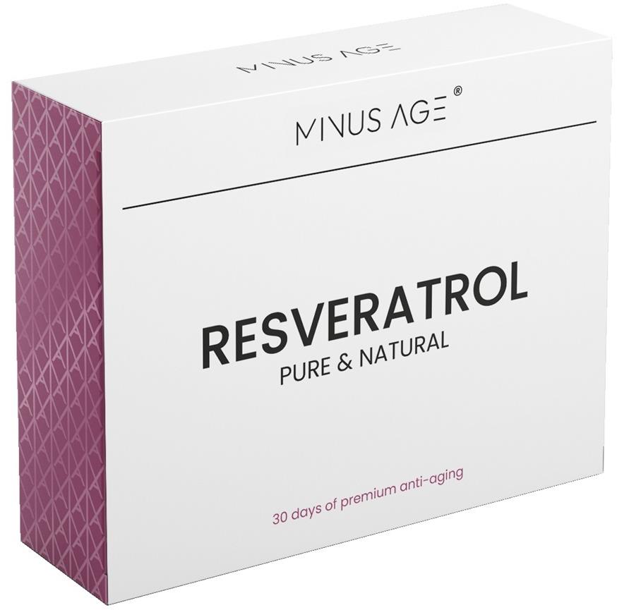 Minus Age Resveratrol 250 mg, 30 kapslí