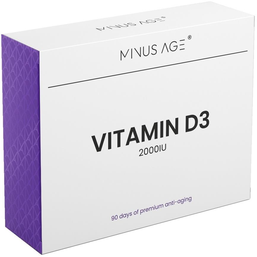 Minus Age Vitamin D3 2000 IU, 90 kapslí