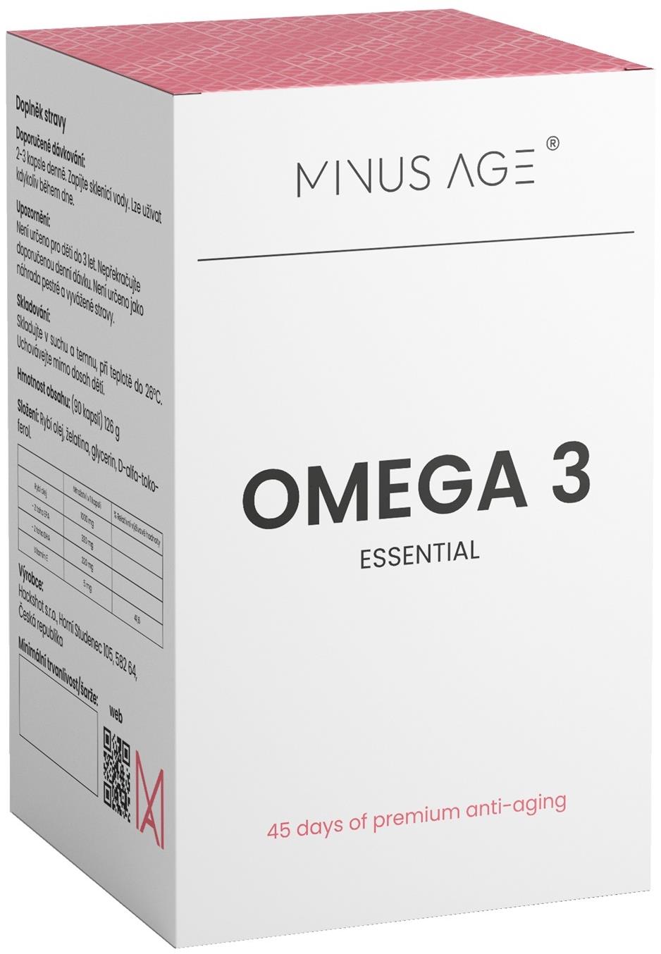 Minus Age Omega 3, 1000 mg, 90 kapslí