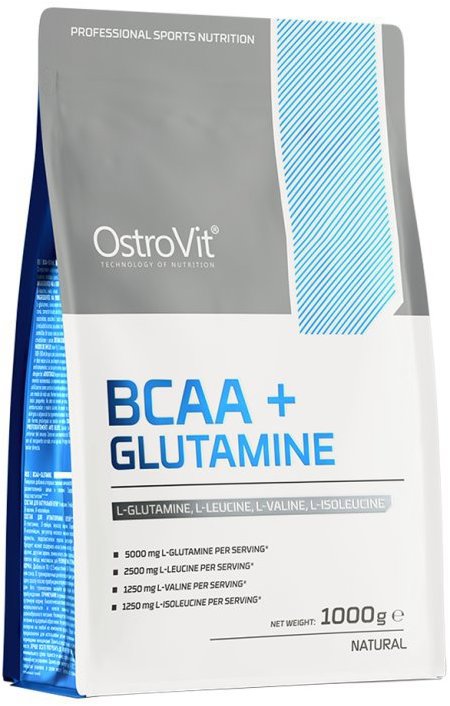 OstroVit - BCAA + Glutamin, 1000 g, Natural