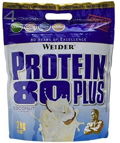 Weider Protein 80 Plus 2000g, kokos