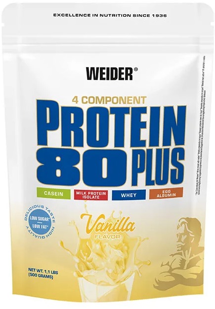 Weider Protein 80 Plus 500g, vanilla