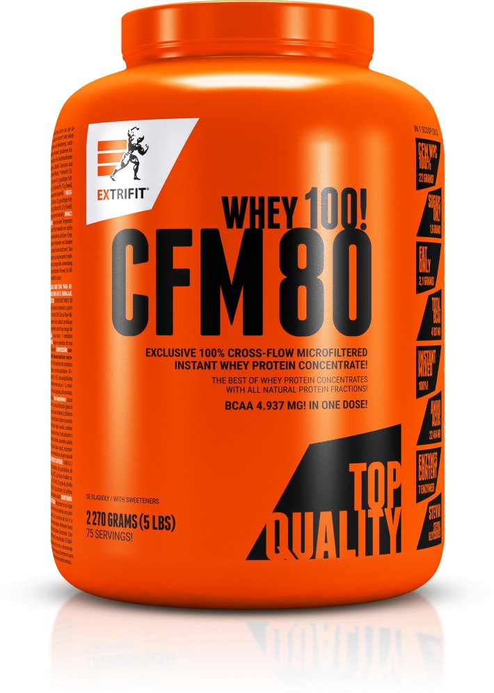 Extrifit CFM Instant Whey 80, 2270g, cookies cream