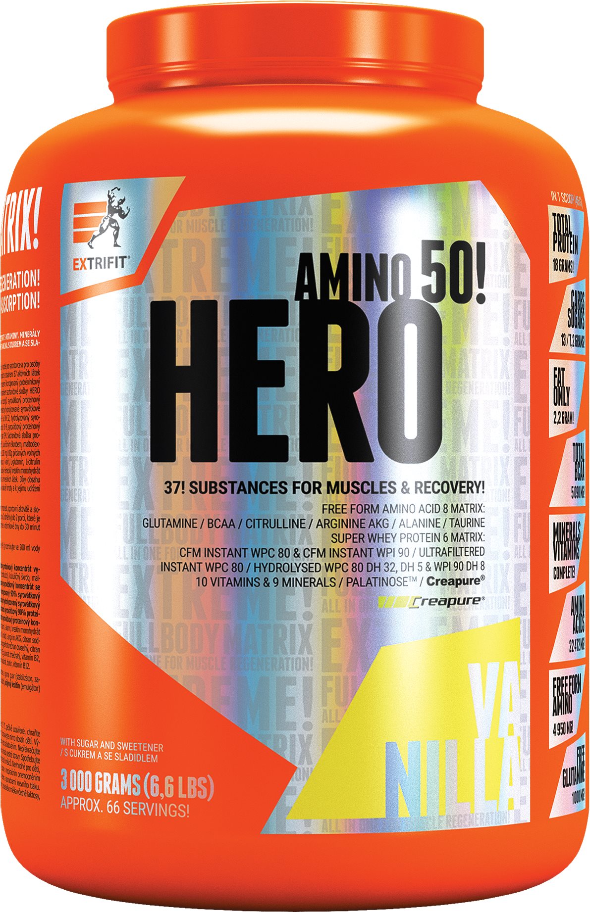 Extrifit Hero 3000 g vanilla