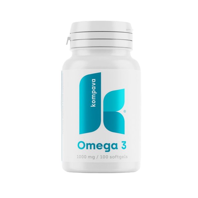 Kompava Omega-3 1000 mg 100 kapslí