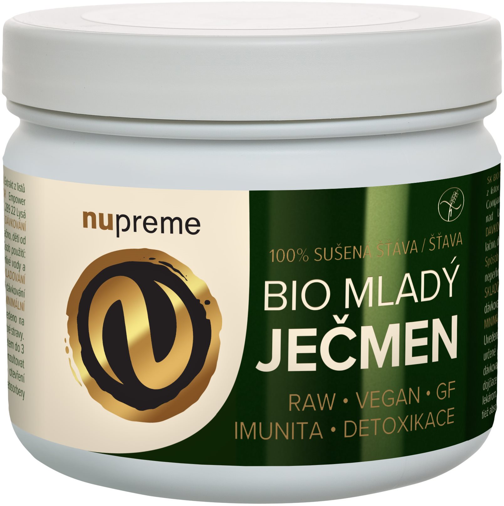 Nupreme BIO Mladý ječmen 200g