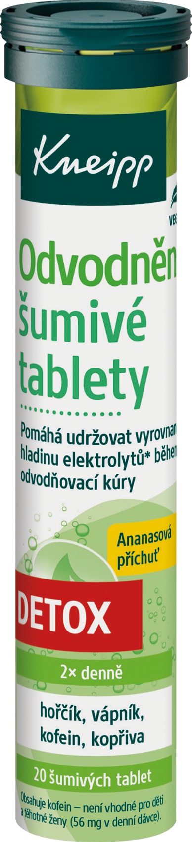 Kneipp Šumivé tablety na podporu odvodnění 20 tablet