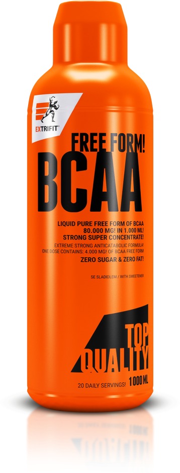 Extrifit BCAA 80000 Liquid, 1000ml, višeň