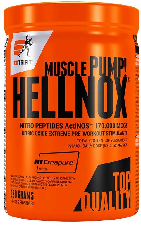 Extrifit Hellnox 620 g Příchuť: pomeranč