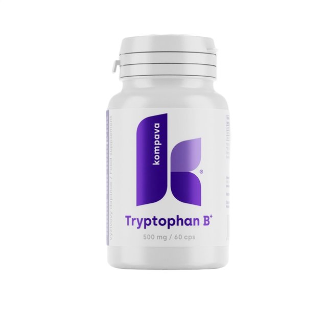 Kompava Tryptophan B+ 500 mg 60 kapslí