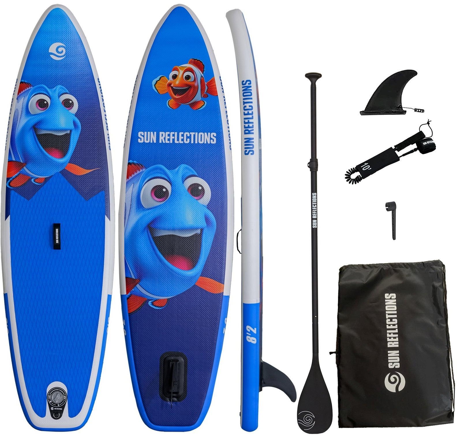 SUN REFLECTIONS Kids 8'2'' Blue
