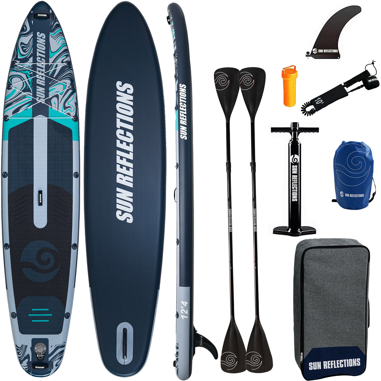 SUN REFLECTIONS Multi 12'4'' Minicombo Forest Grey