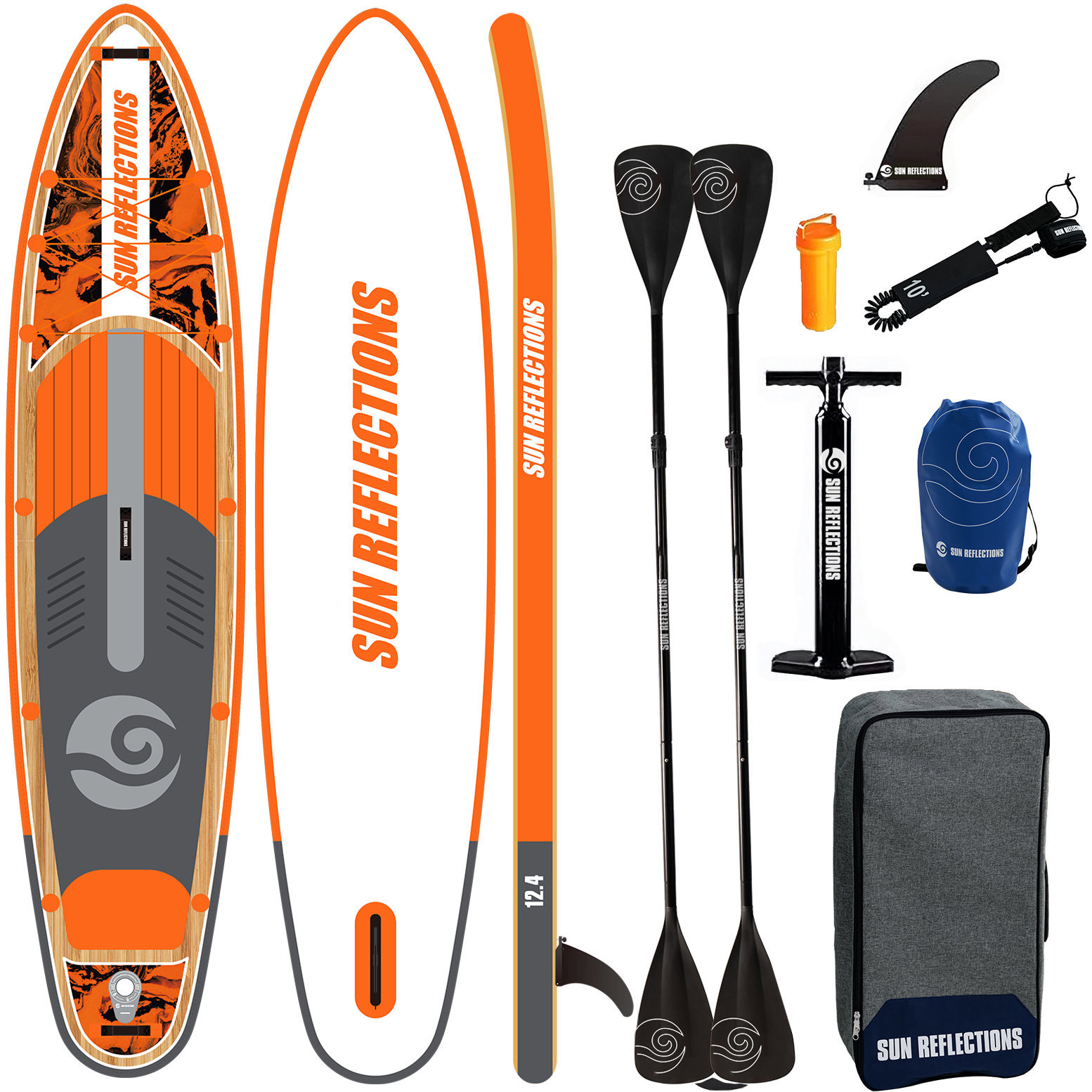 SUN REFLECTIONS Multi 12'4'' Minicombo Orange