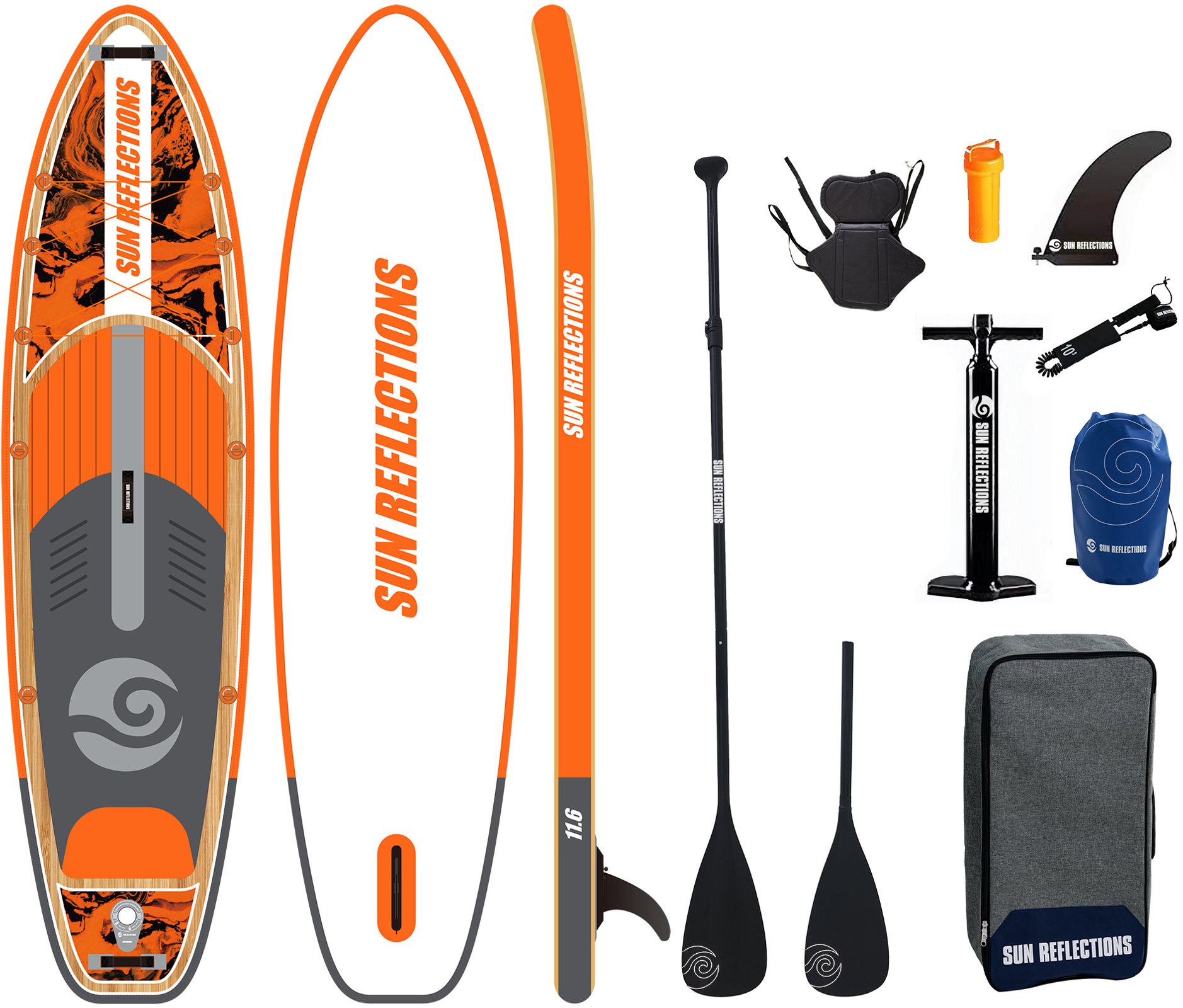 SUN REFLECTIONS XXL 11'6'' Combo Orange