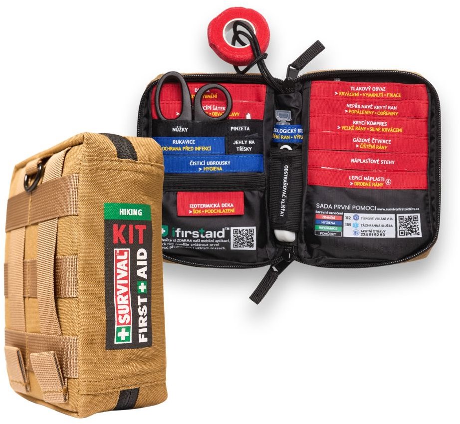 Survival First Aid Kit - Hiking, česká verze
