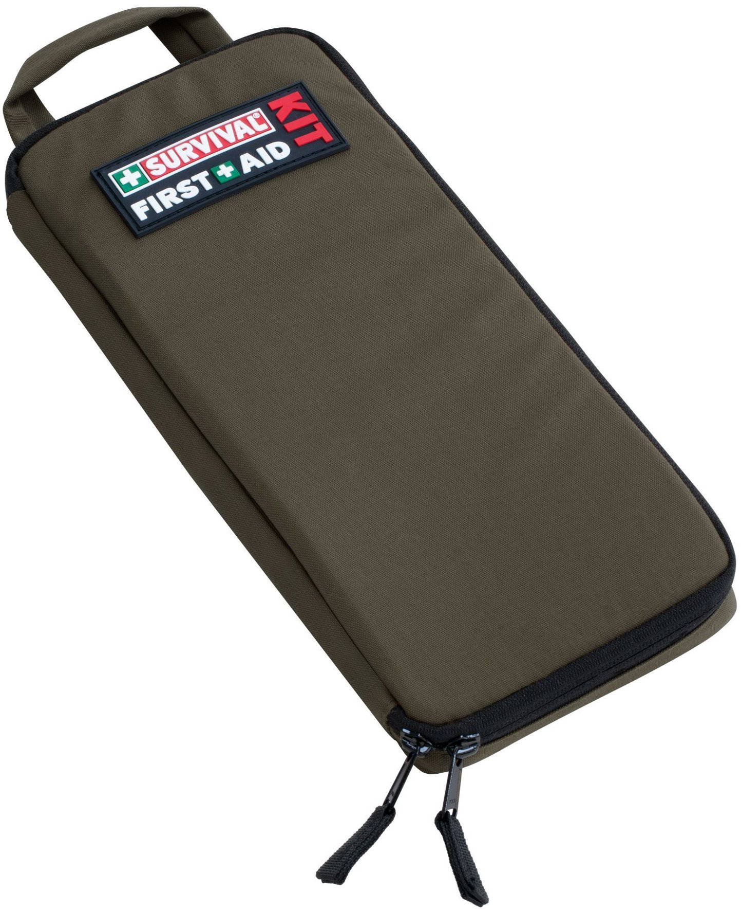 Survival Slimline First Aid Kit Olive Green, anglická verze