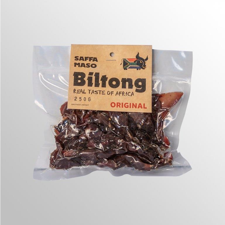 SAFFA MASO Sušené hovězí maso Biltong Original 250 g