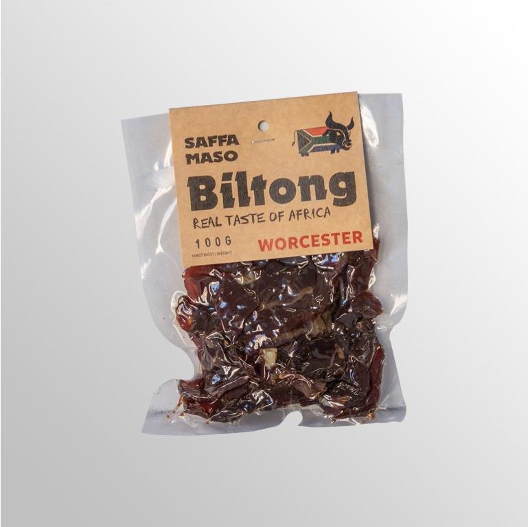 SAFFA MASO Sušené hovězí maso Biltong Worcester 100 g