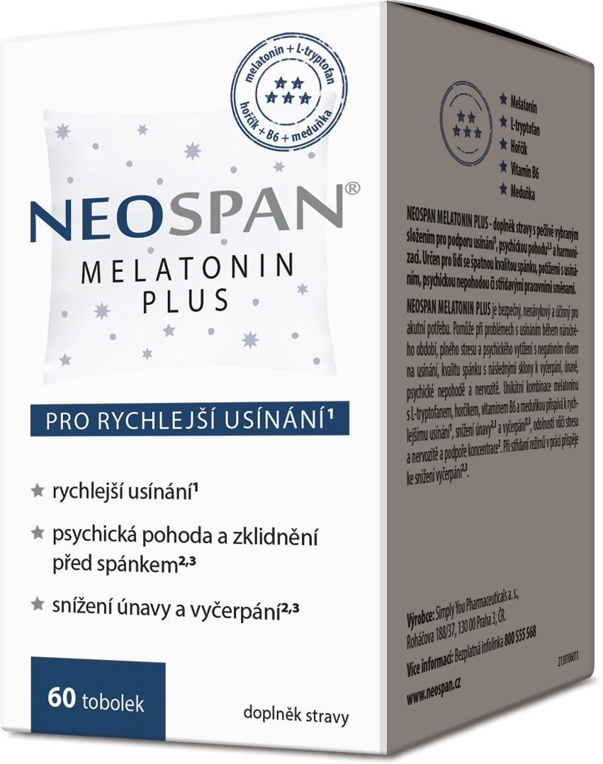 NEOSPAN melatonin plus 60 tobolek