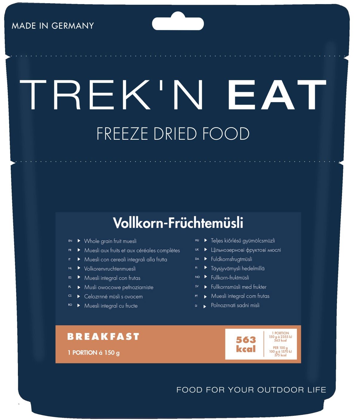 Trek'n Eat Celozrnné müsli s ovocem