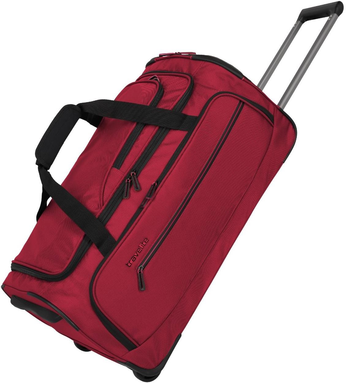 Travelite Crosslite 5.0 Wheeled Duffle M Red