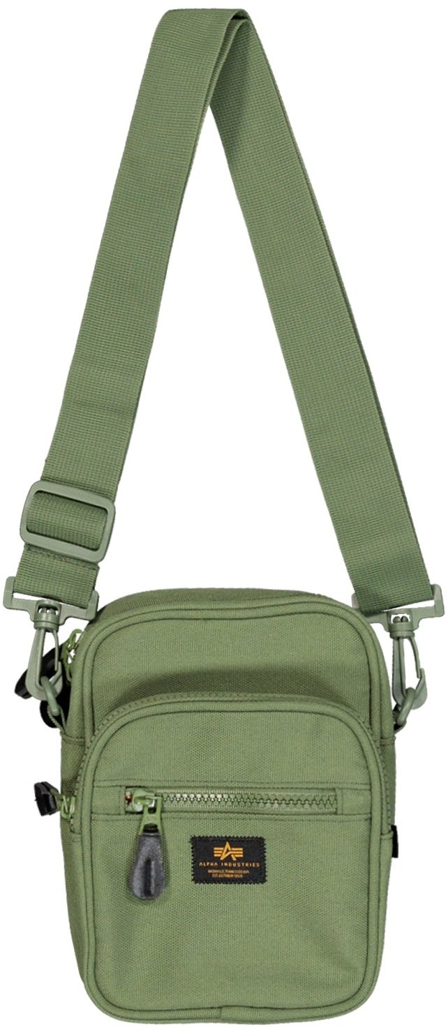 Alpha Industries Label messenger small bag, šalvějová