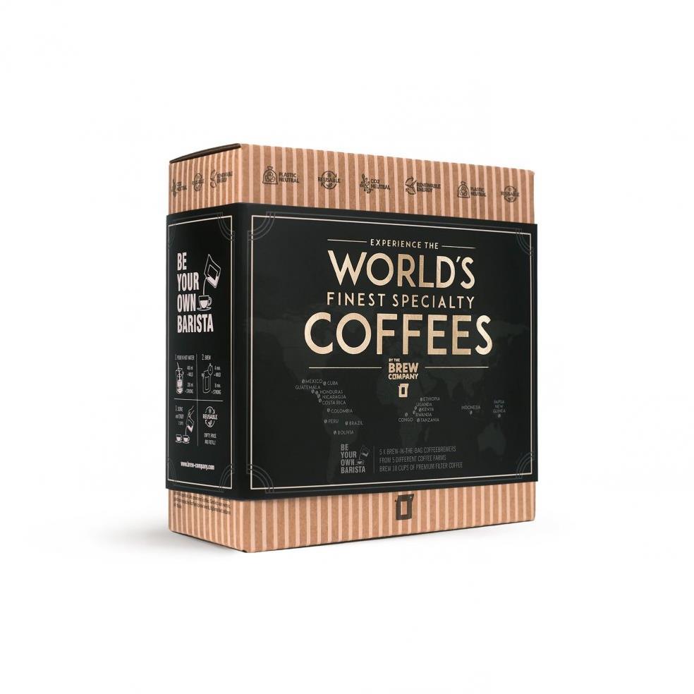 THE BREW COMPANY - Dárkové balení World Coffees 5 ks