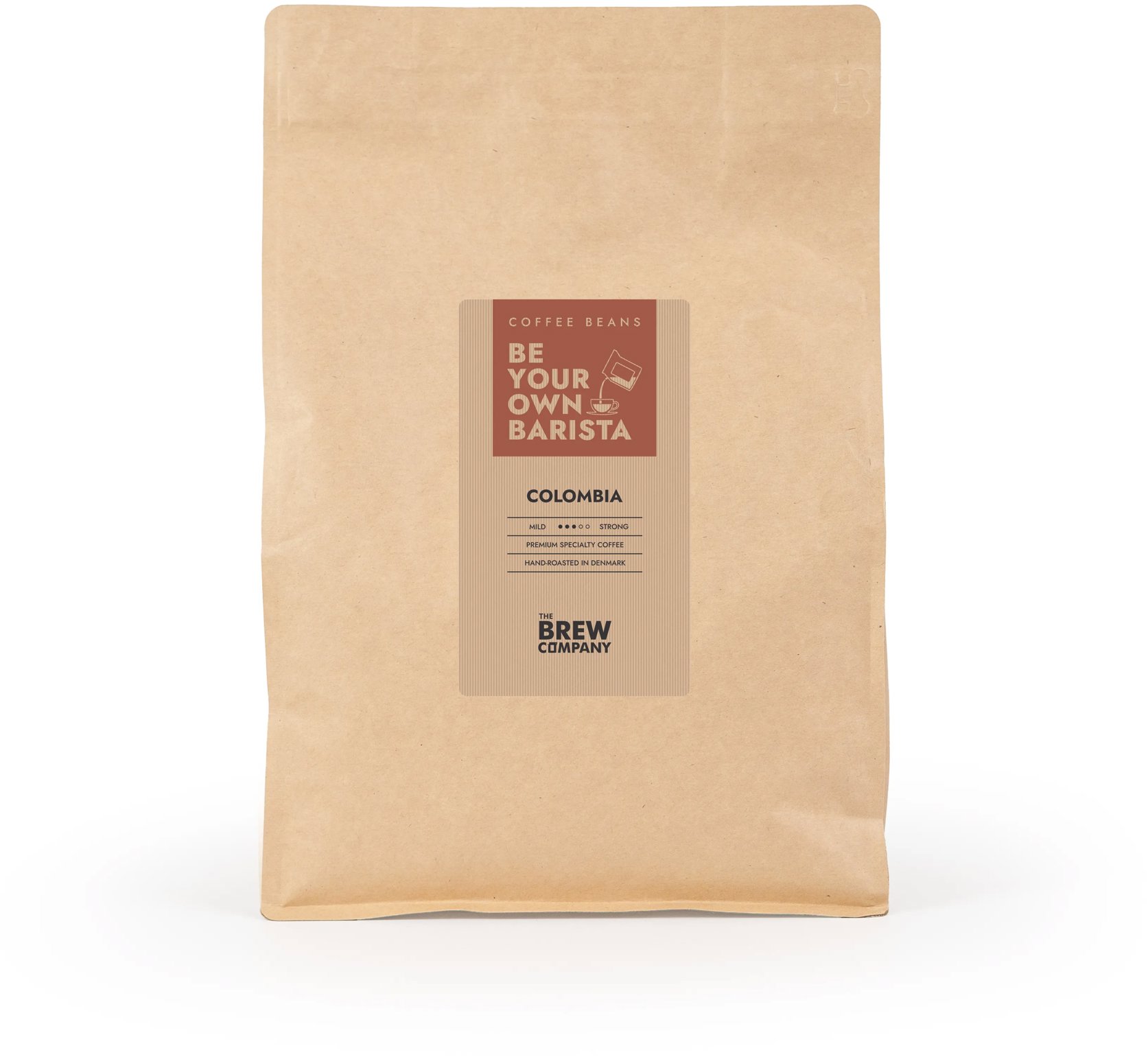 THE BREW COMPANY Káva zrnková Colombia 1000 g