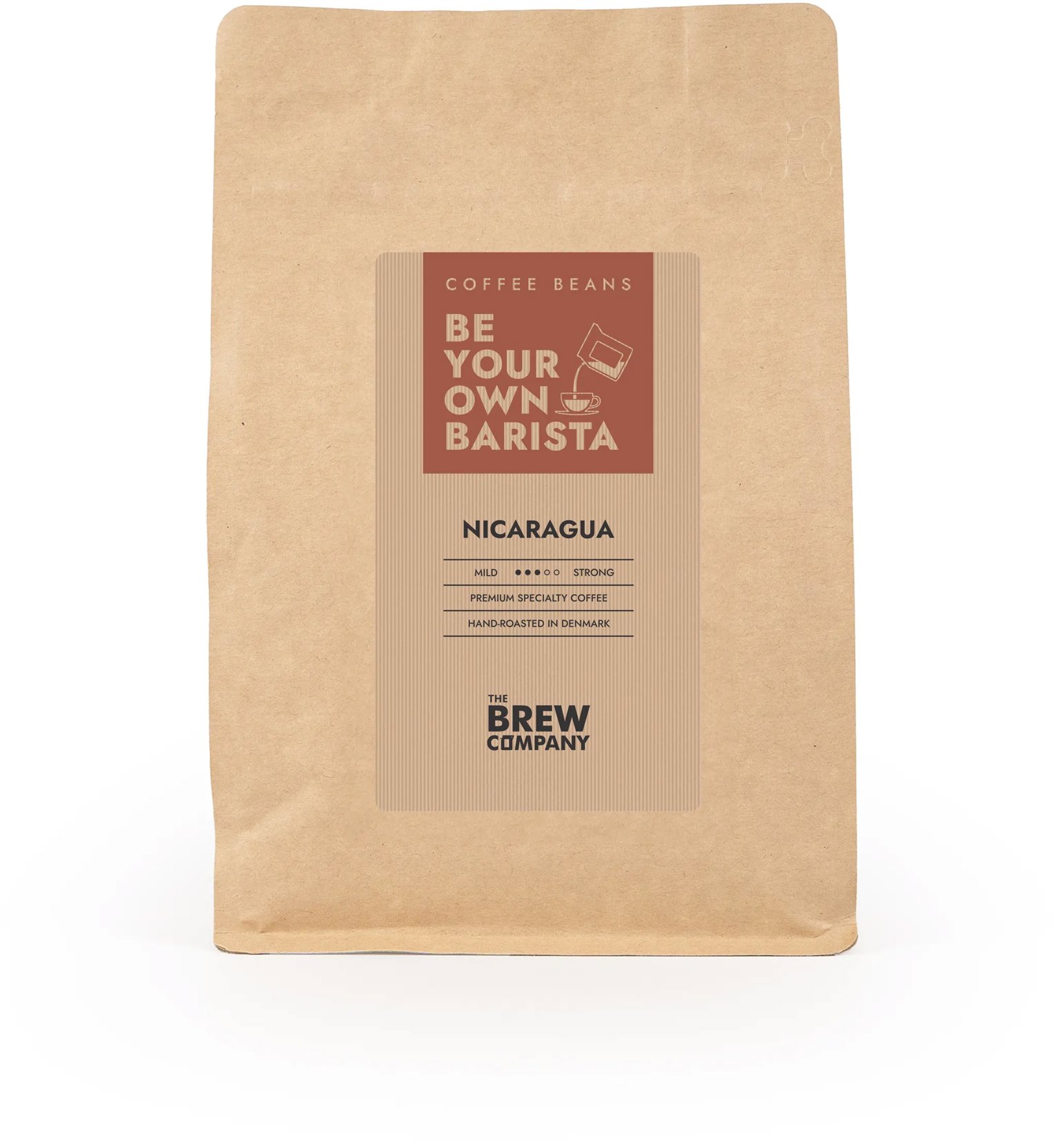 THE BREW COMPANY Káva zrnková Nicaragua 333 g