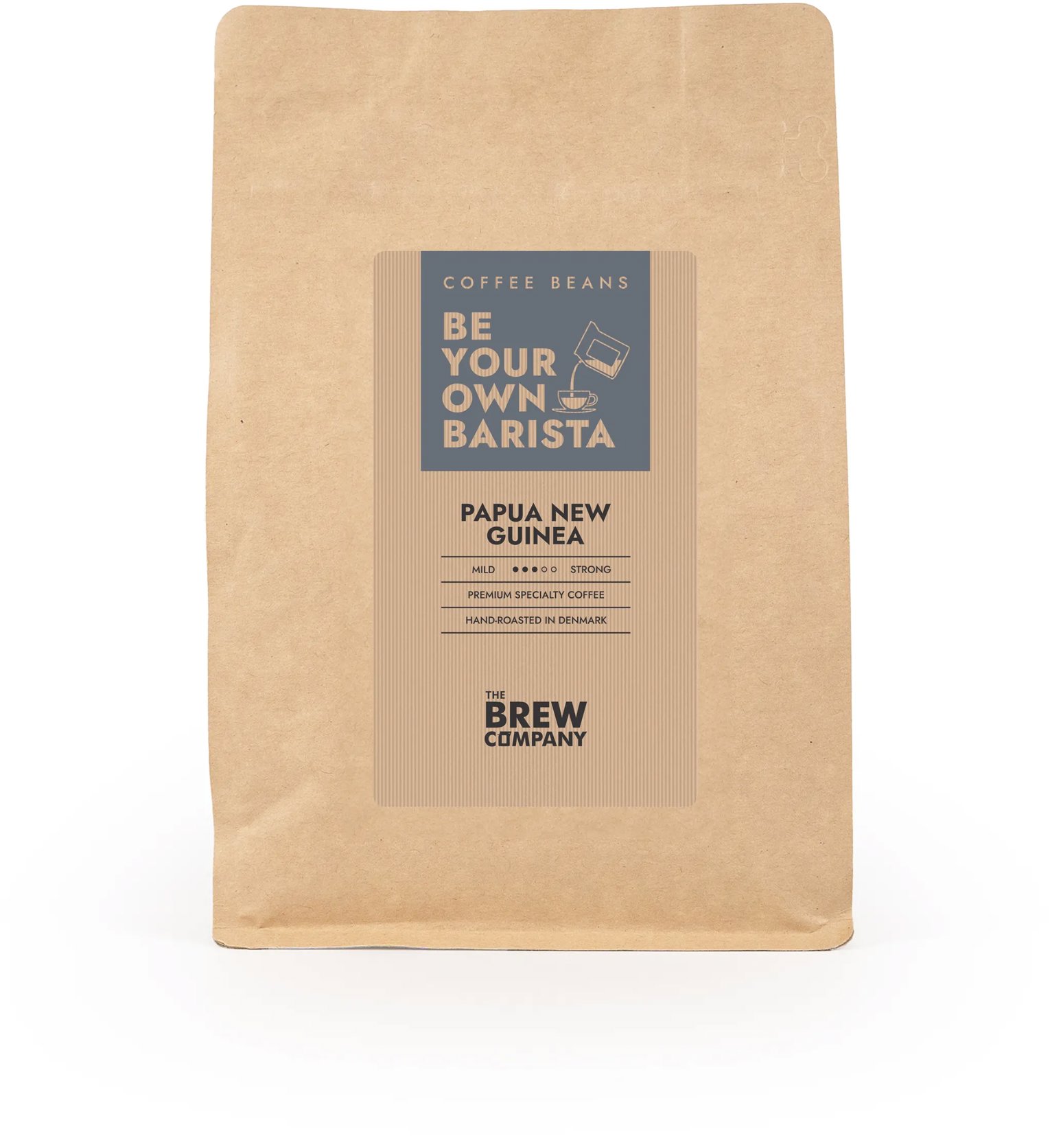 THE BREW COMPANY Káva zrnková Papua New Guinea 333 g