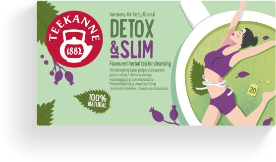 Teekanne Detox & Slim 20 × 1,6 g