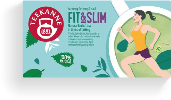 Teekanne Fit & Slim 20 × 1,6 g