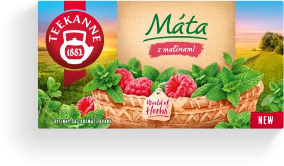 Teekanne Máta s malinami 20 × 1,5 g