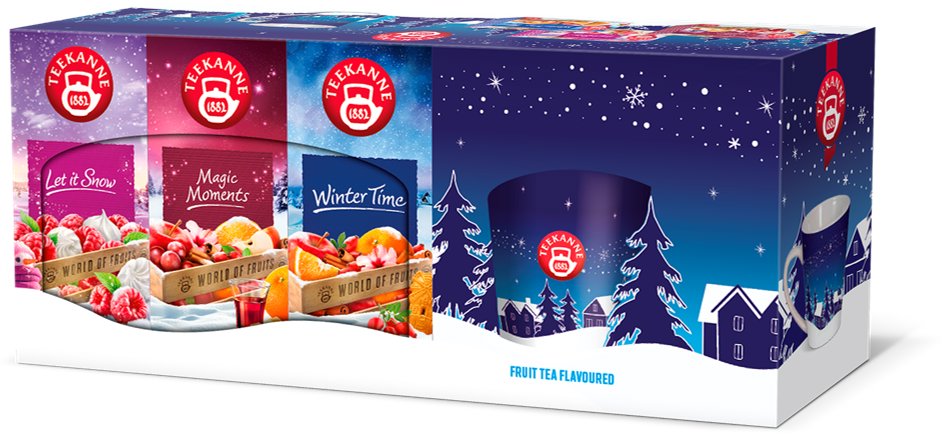 Teekanne Let it snow kolekce 3 × 20 sáčků + hrnek