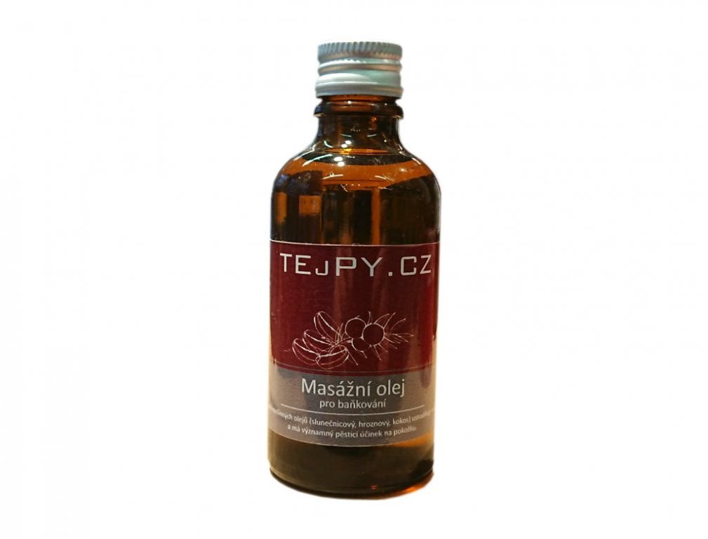 Tejpy.cz Masážní olej na baňkování