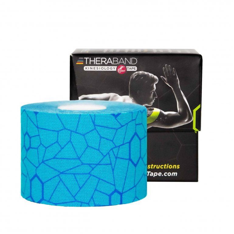 The hygenic company, LLC TheraBand™ Kinesiology tape, modrý 5 cm × 5 m